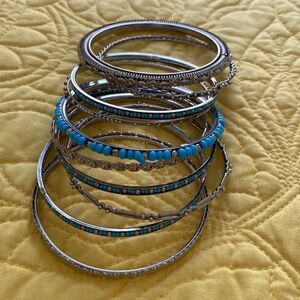 Set of 10 Bangle Bracelets